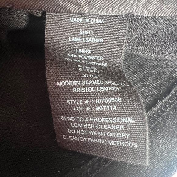 Theory Bristol Leather Modern Seamed C. Combo Sleeveless Tank Shell in Black, S - Picture 11 of 13